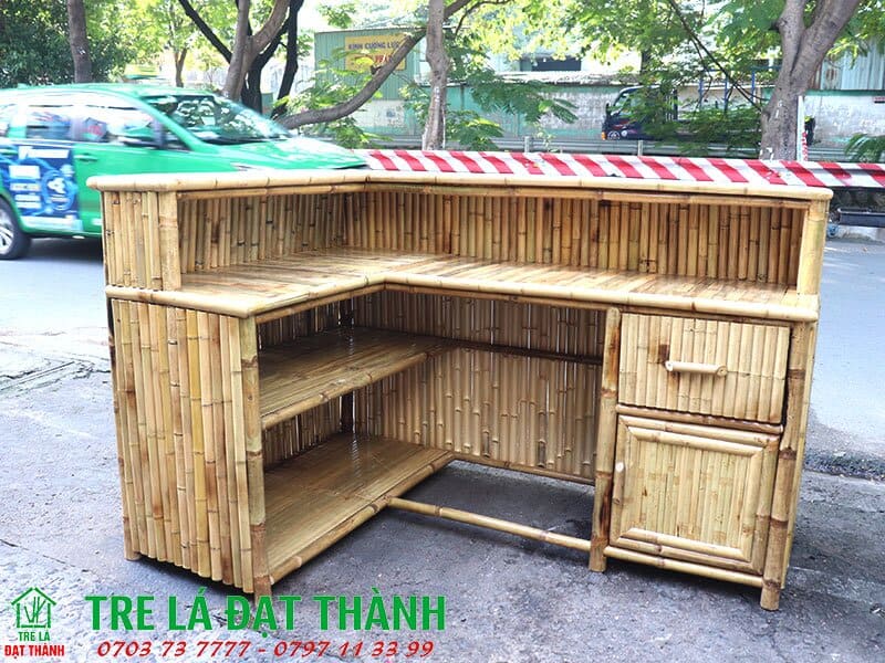 Quầy Bar Tre Nhà Hàng - QBT001